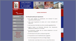 Desktop Screenshot of klenkes-appartements.de